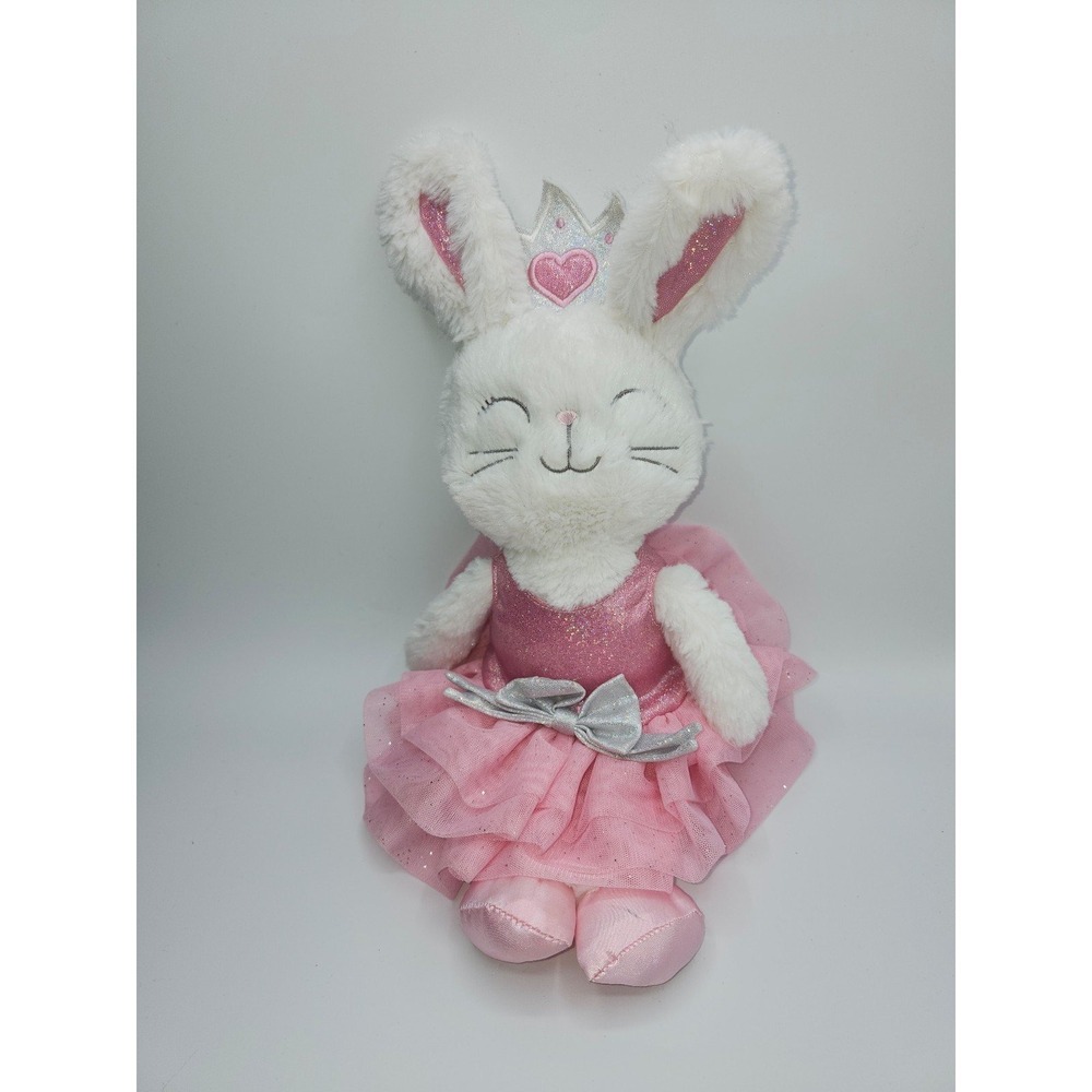 16" 2019 ANIMAL ADVENTURE L73736 08/19 WHITE Ballerina BUNNY Rabbit Crown TUTU 2